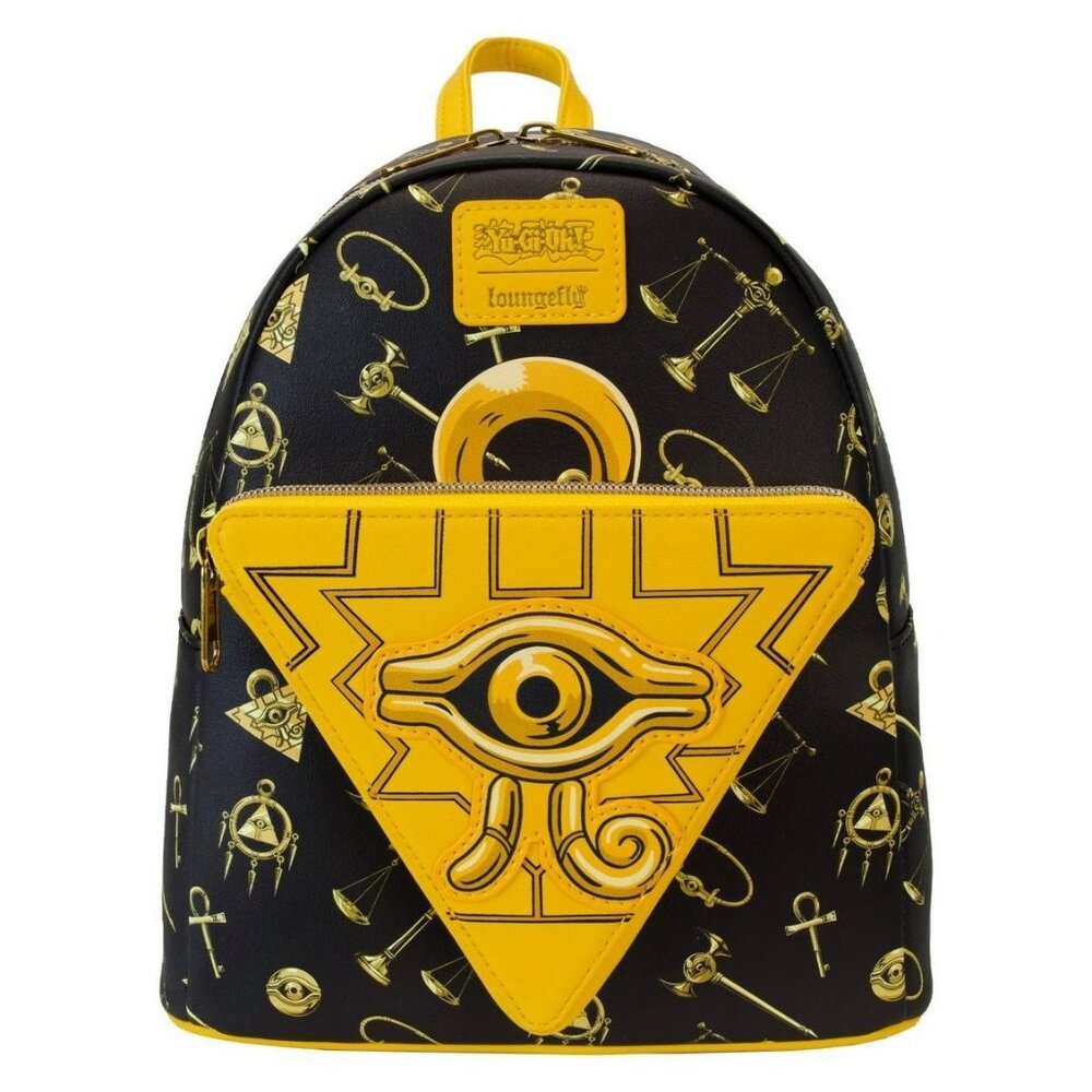 Loungefly Yu-Gi-Oh! Millenium Puzzle Mini Backpack Gamestop Exclusive Nwt
